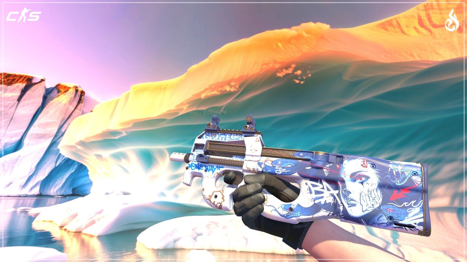 P90 Deathgaze CS2 skin