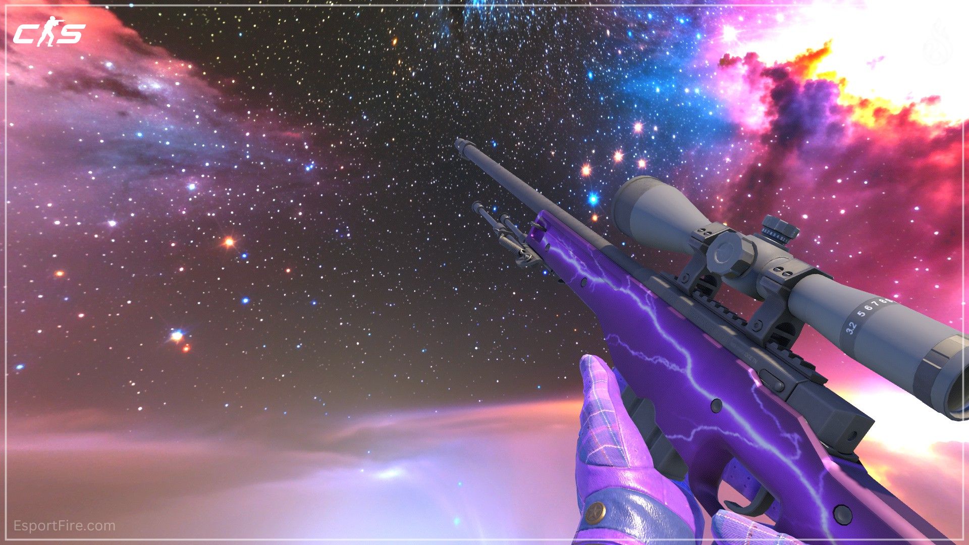AWP Lightning Strike skin CS2 loadout
