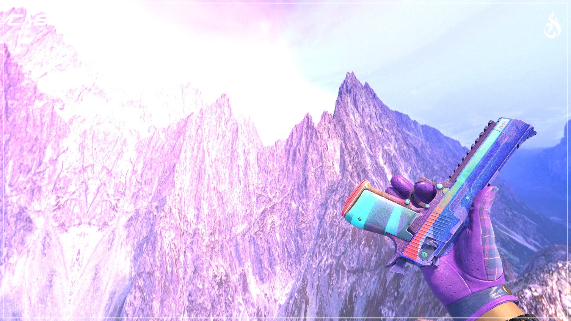 Purple CS2 loadout Desert Eagle Starcade skin