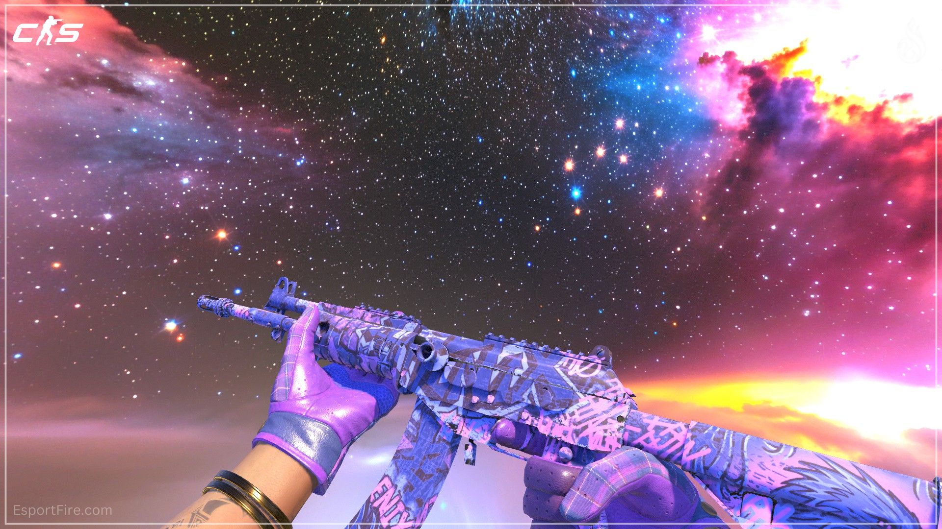 Galil AR Phoenix Blacklight purple skin CS2 loadout
