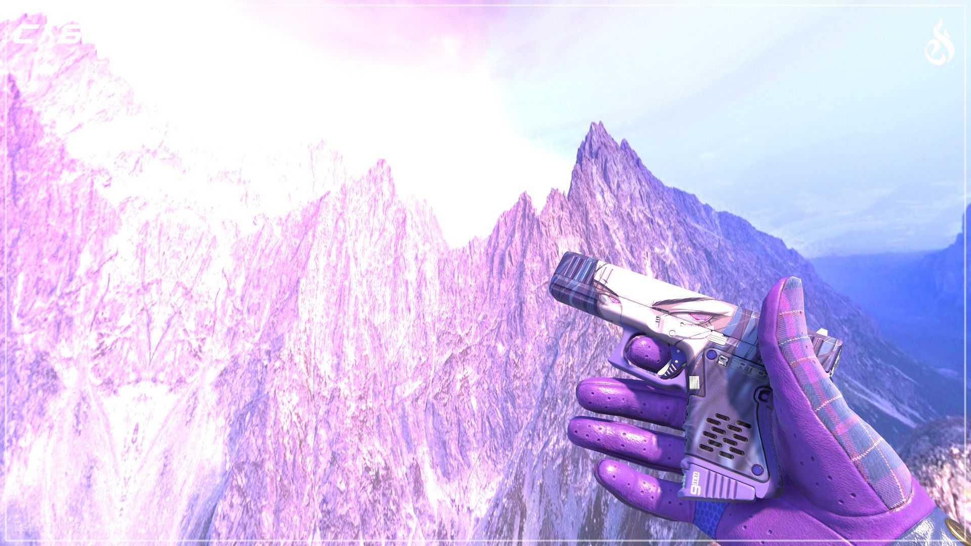 Purple CS2 loadout Glock-18 Shinobu skin