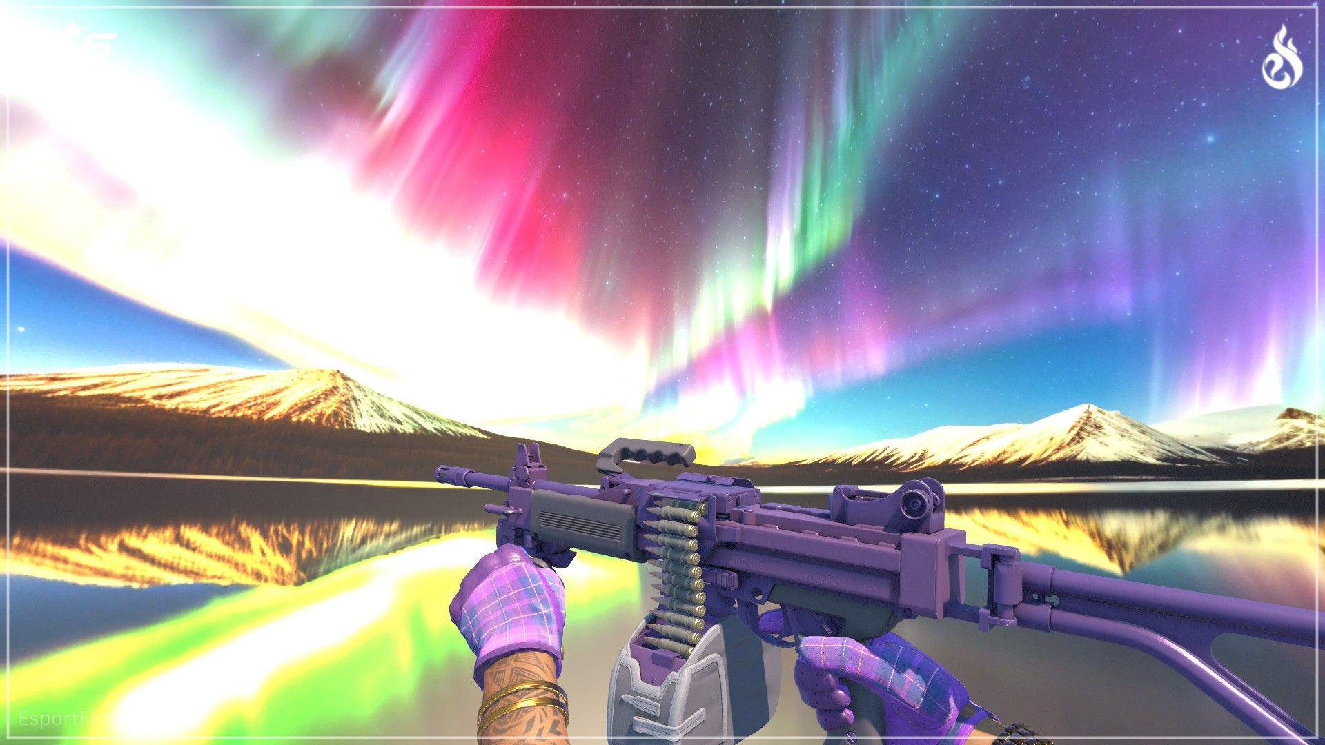 Negev Sour Grapes skin CS2 loadout