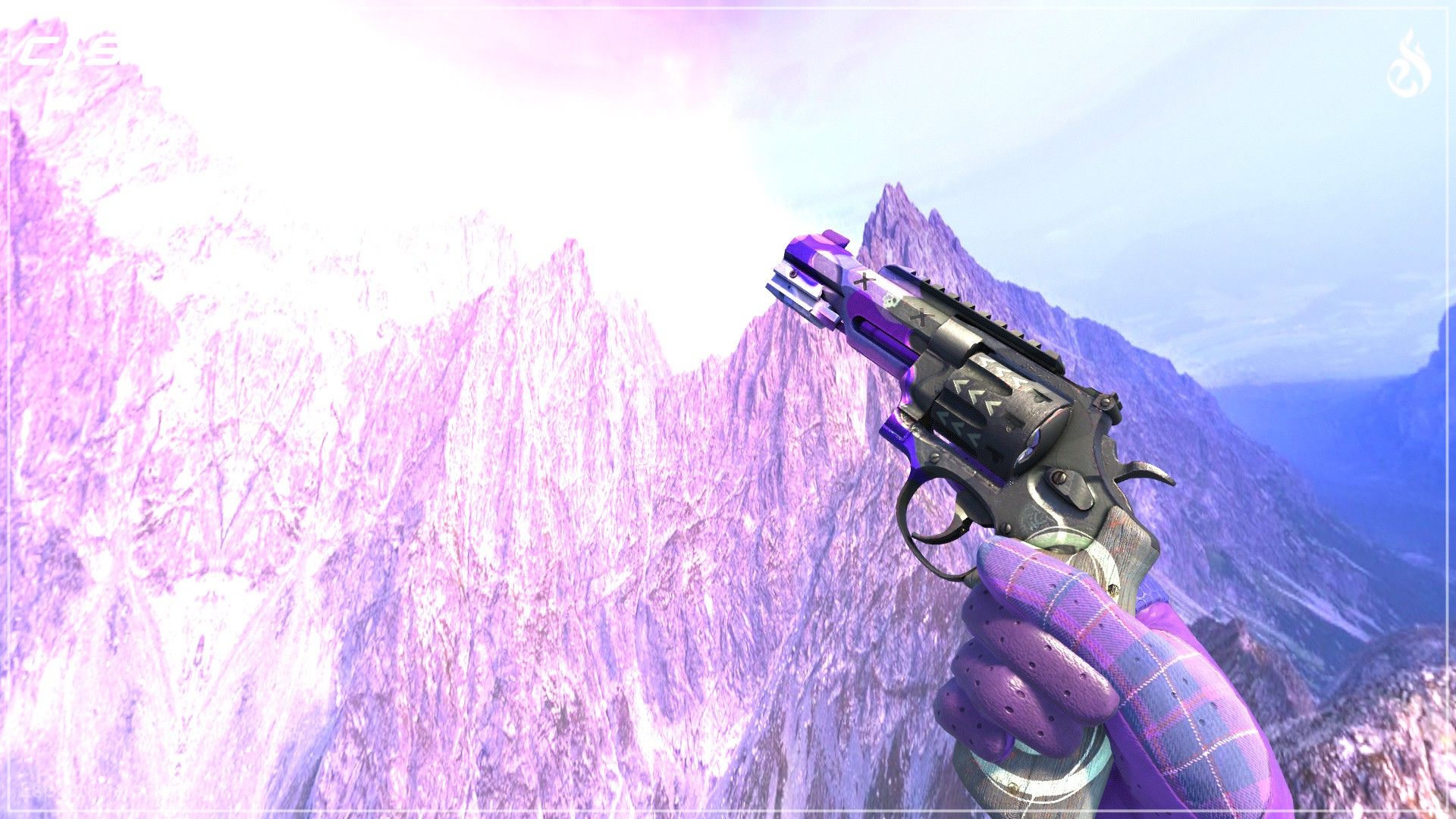 Purple CS2 loadout R8 Revolver Crazy 8 skin