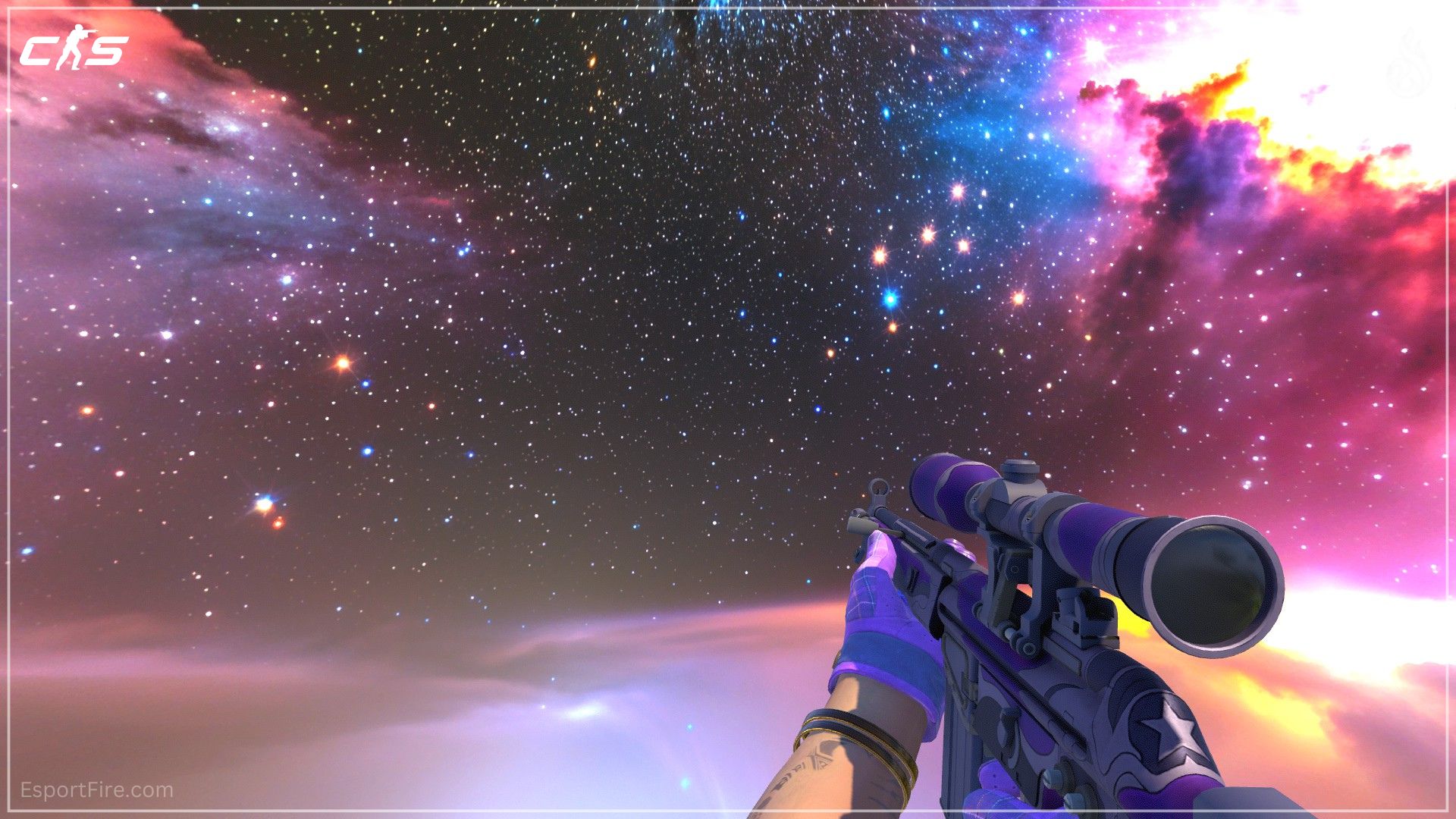 G3SG1 Flux purple skin CS2 loadout