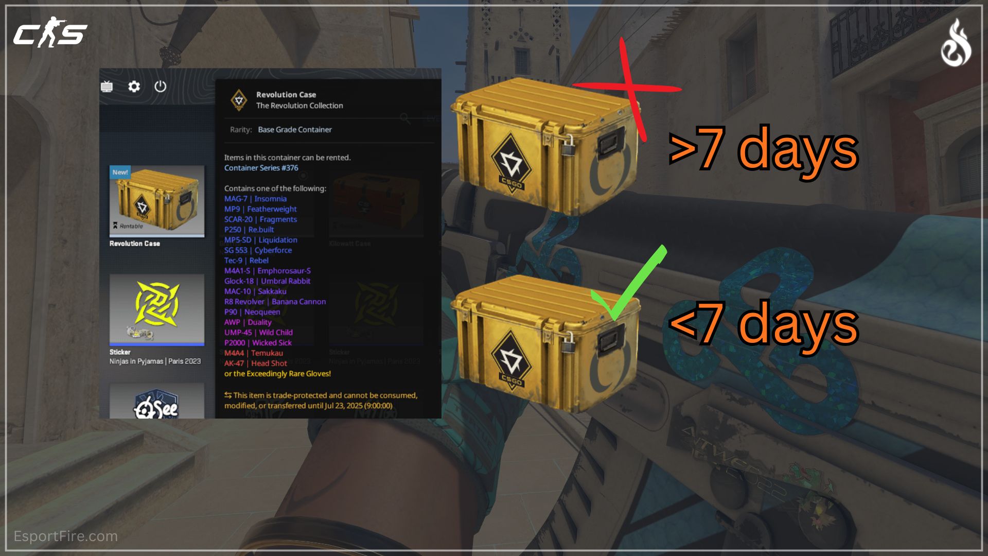 CS2 Trade protected items and trades guide can I open cases and capsules under trade protection guide what can and cant i do with items that are trade protected counter strike 2 guide