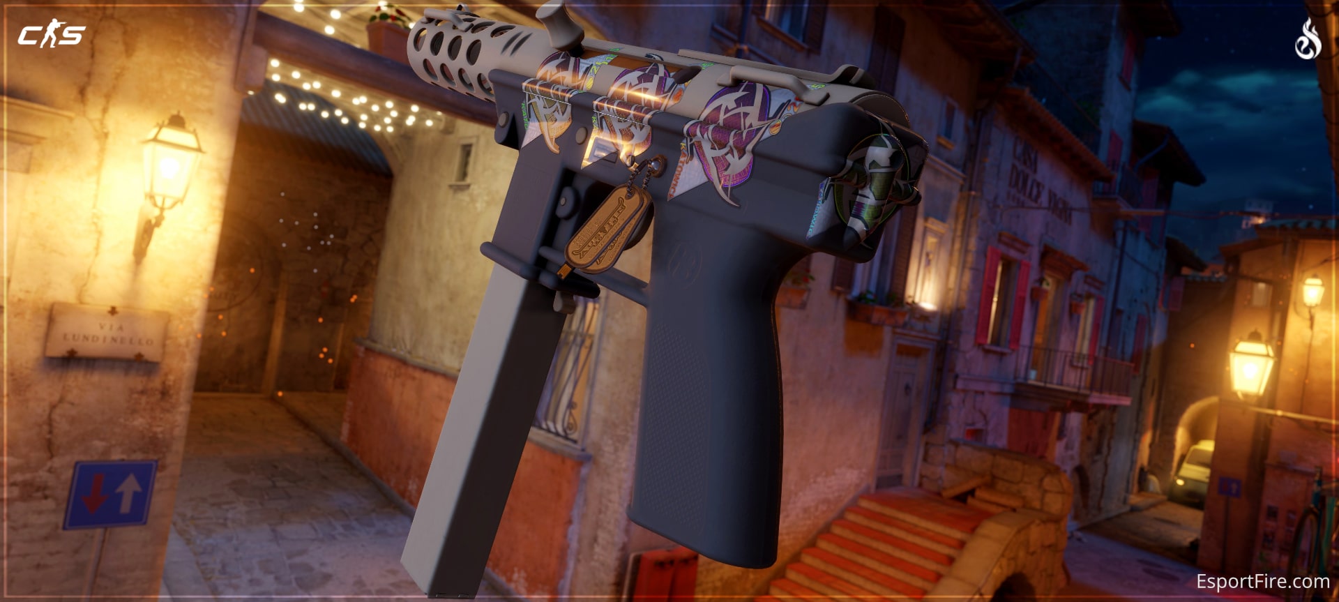 Tec-9 | Raw Ceramic Sticker Craft