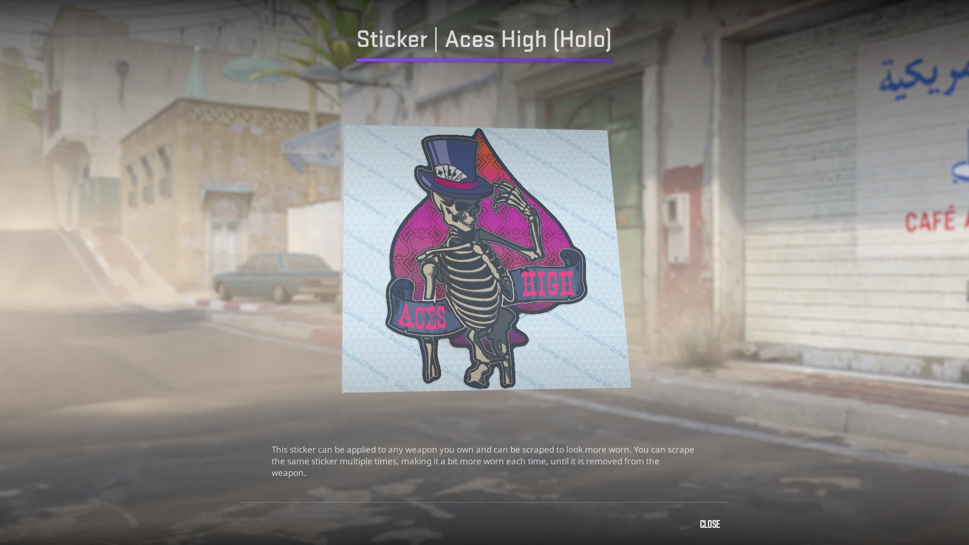 Best Pink Stickers CS2 - Aces High (Holo)