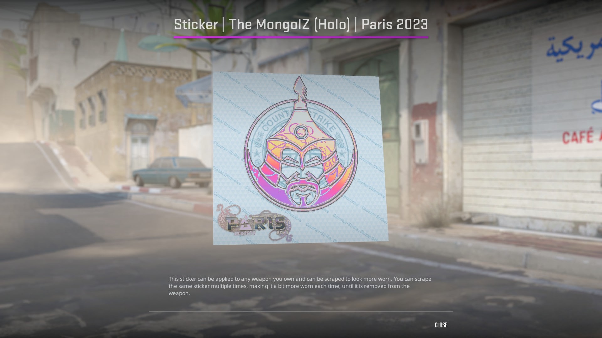Best Pink Stickers CS2 - The MongolZ (Holo) Paris 2023