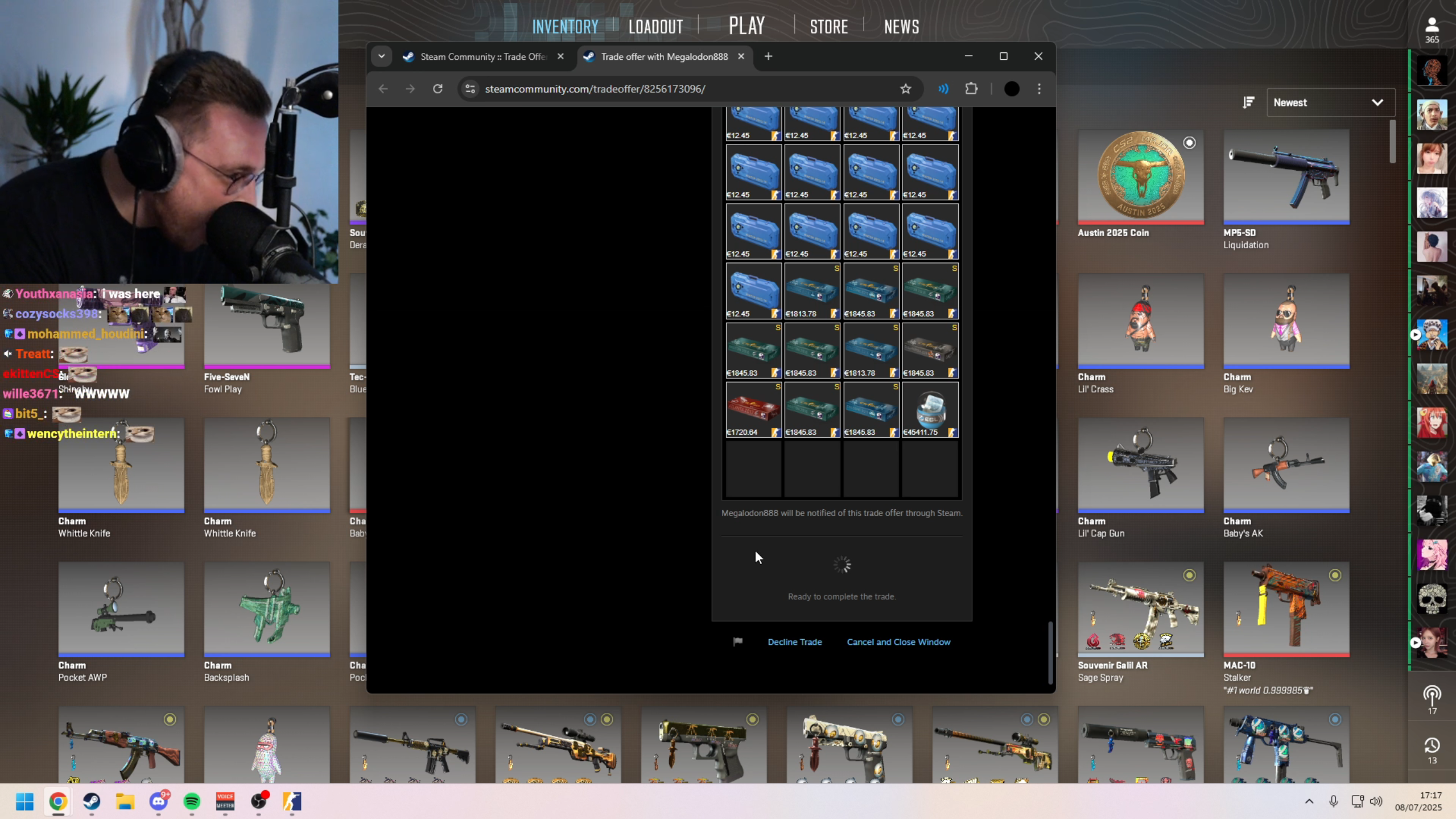 The biggest Counter-Strike unboxing of all time