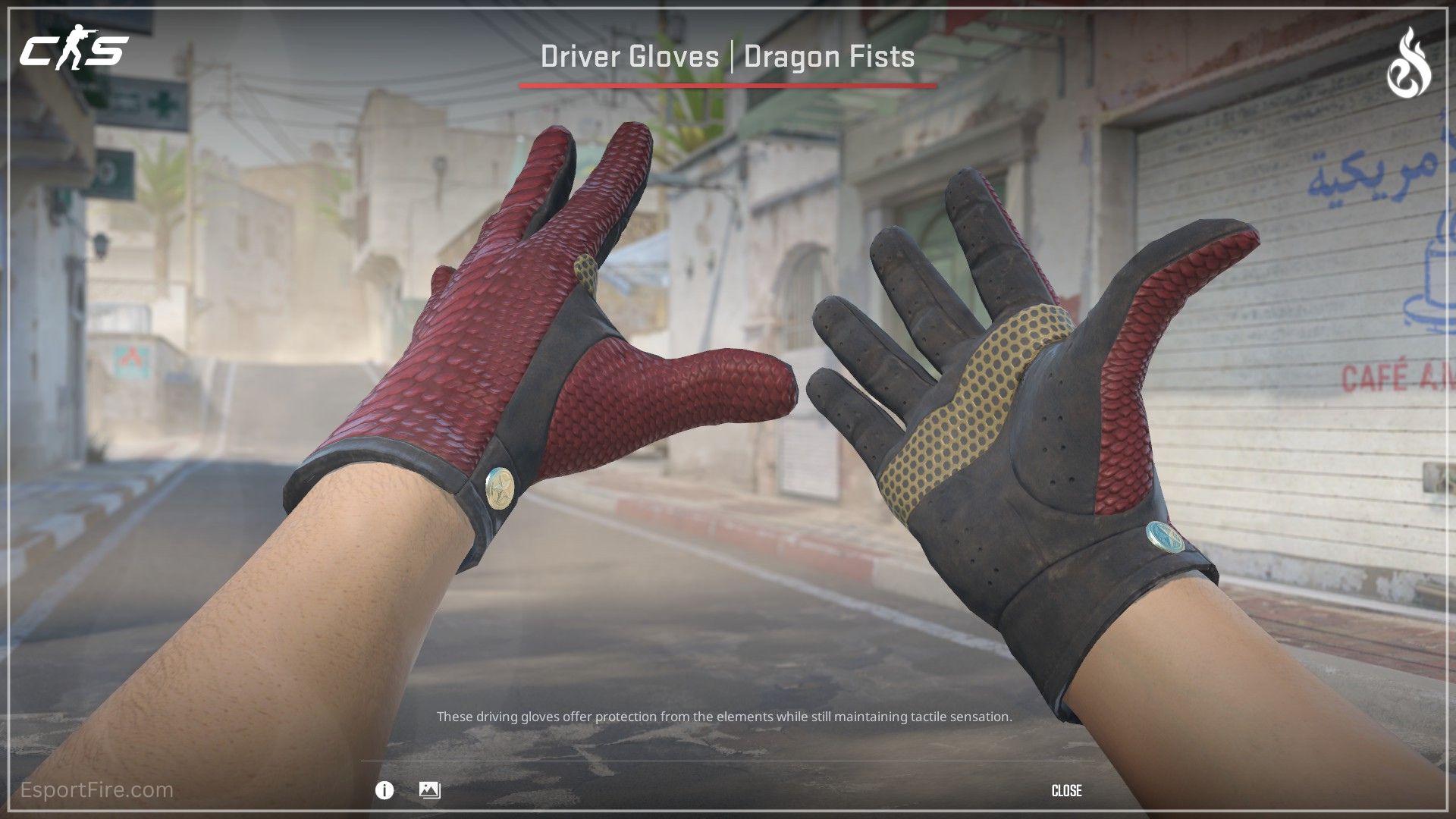 CS2 Dead Hand collection new gloves Driver Gloves Dragon Fists Red Gloves CS2