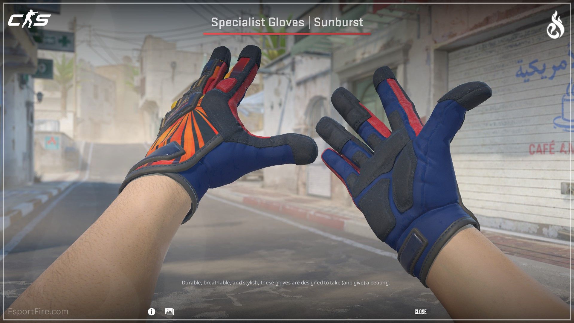 CS2 Dead Hand collection new Specialist Gloves Sunburst gloves orange vibrant gloves cs2