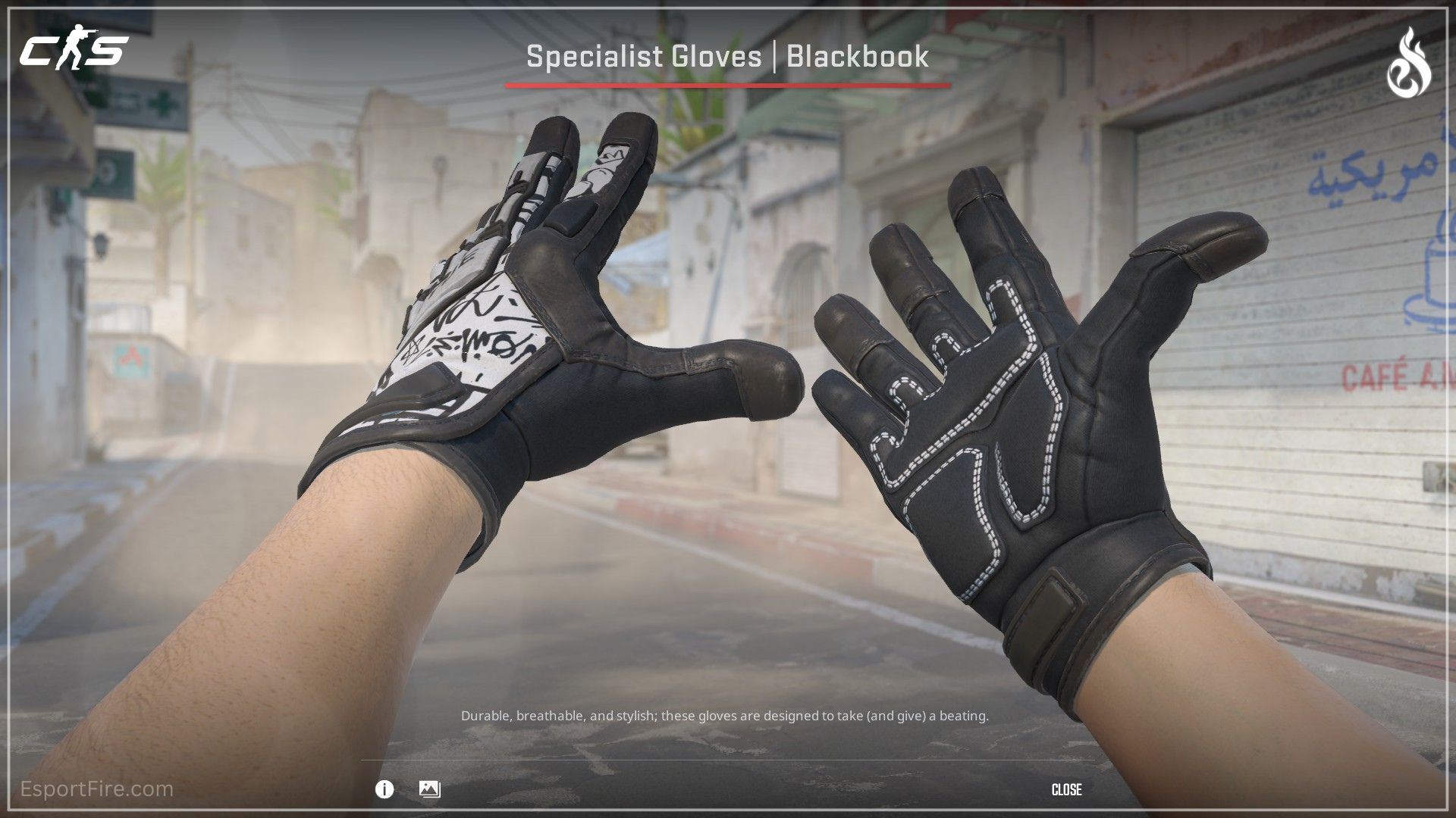 CS2 Dead Hand collection new gloves Specialist Gloves Blackbook white and black glovews