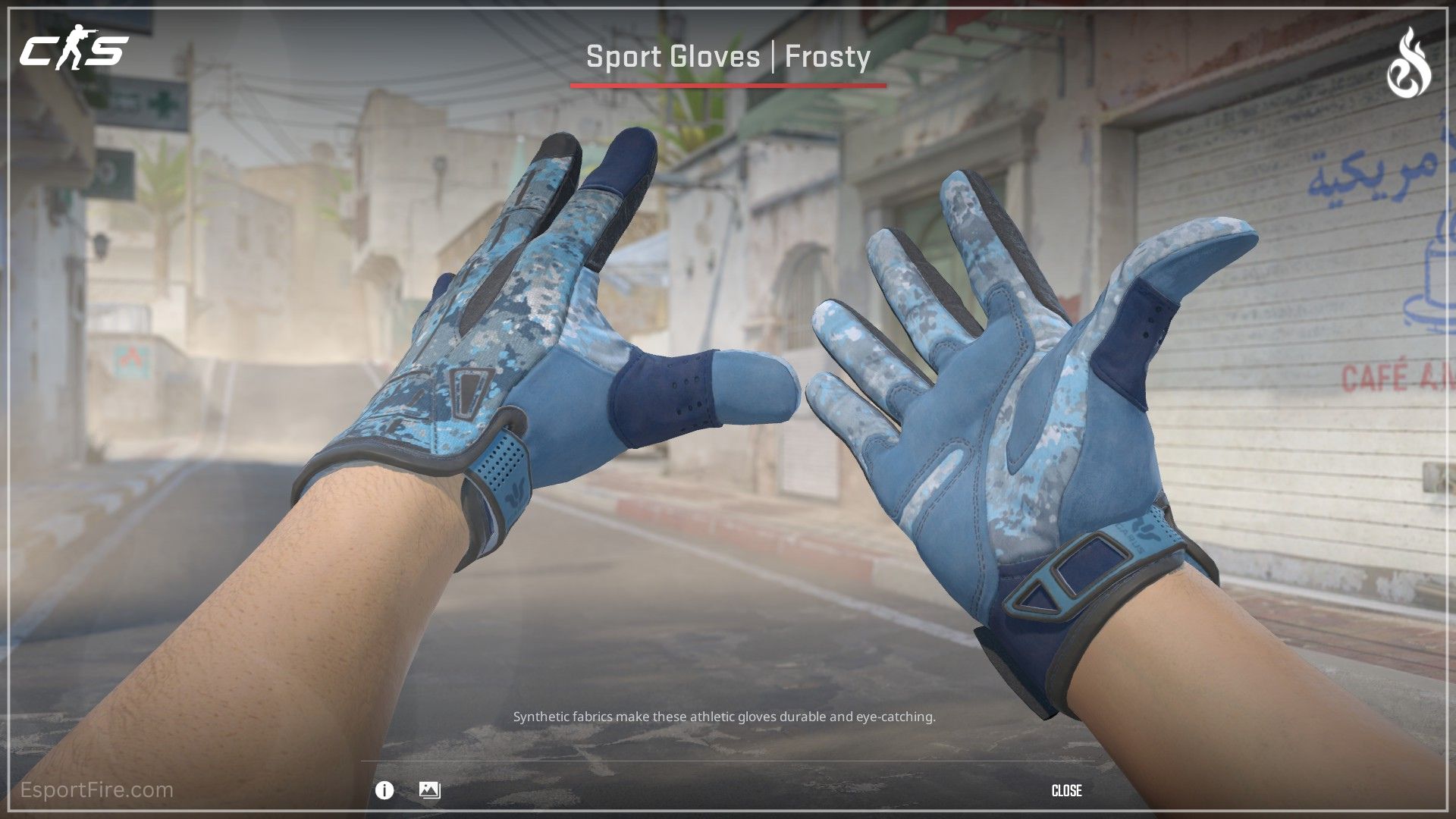 CS2 Dead Hand collection new gloves Sport Gloves Frosty Blue CS2 Gloves