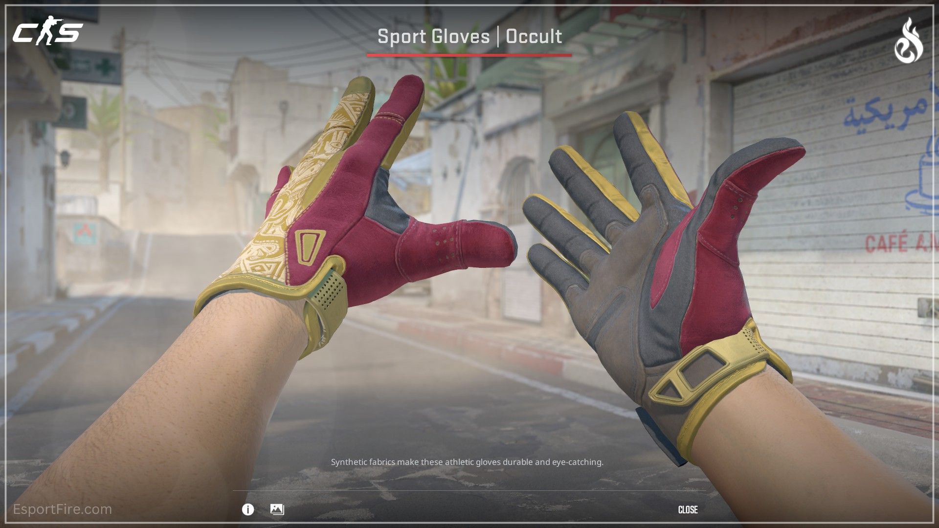 All Dead Hand collection gloves showcase new gloves Sport Gloves Occult Red and Yellow CS2 gloves