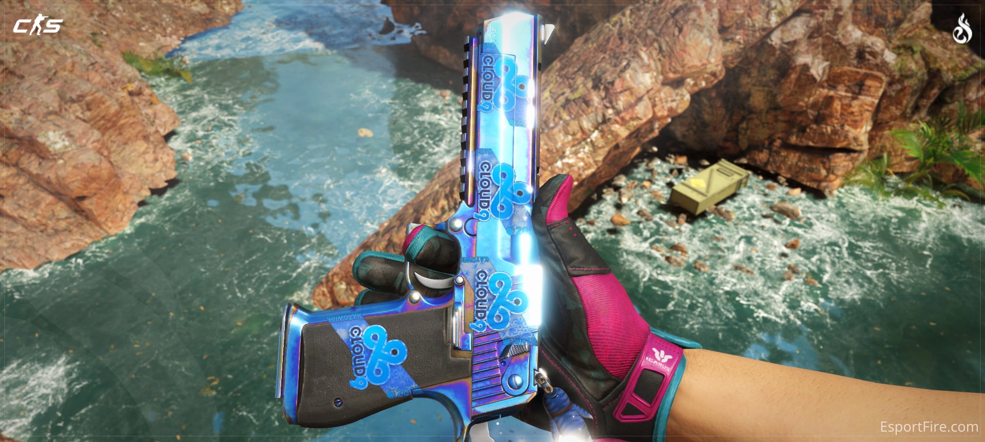 Desert Eagle Heat Treated and Sticker Craft
