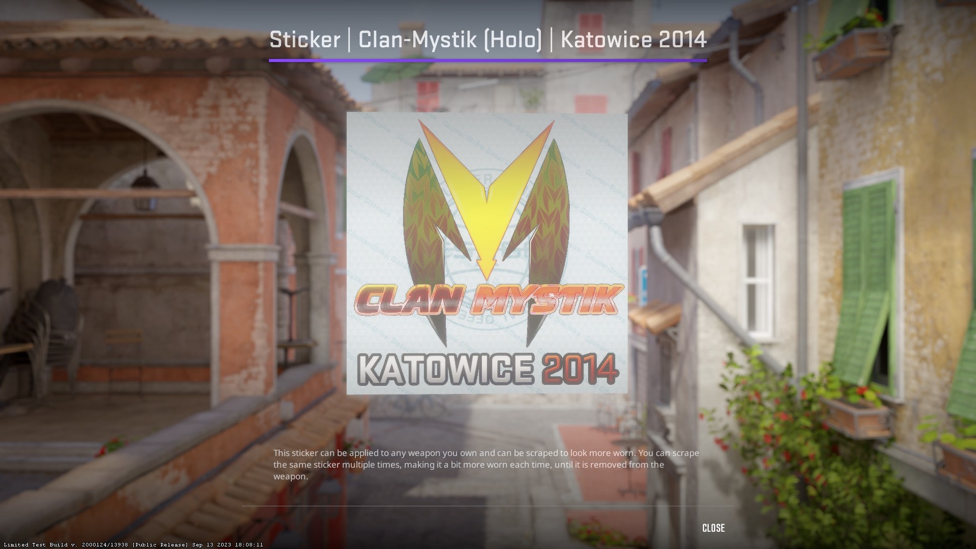 Sticker Clan-Mystik (Holo) Katowice 2014 Current Price