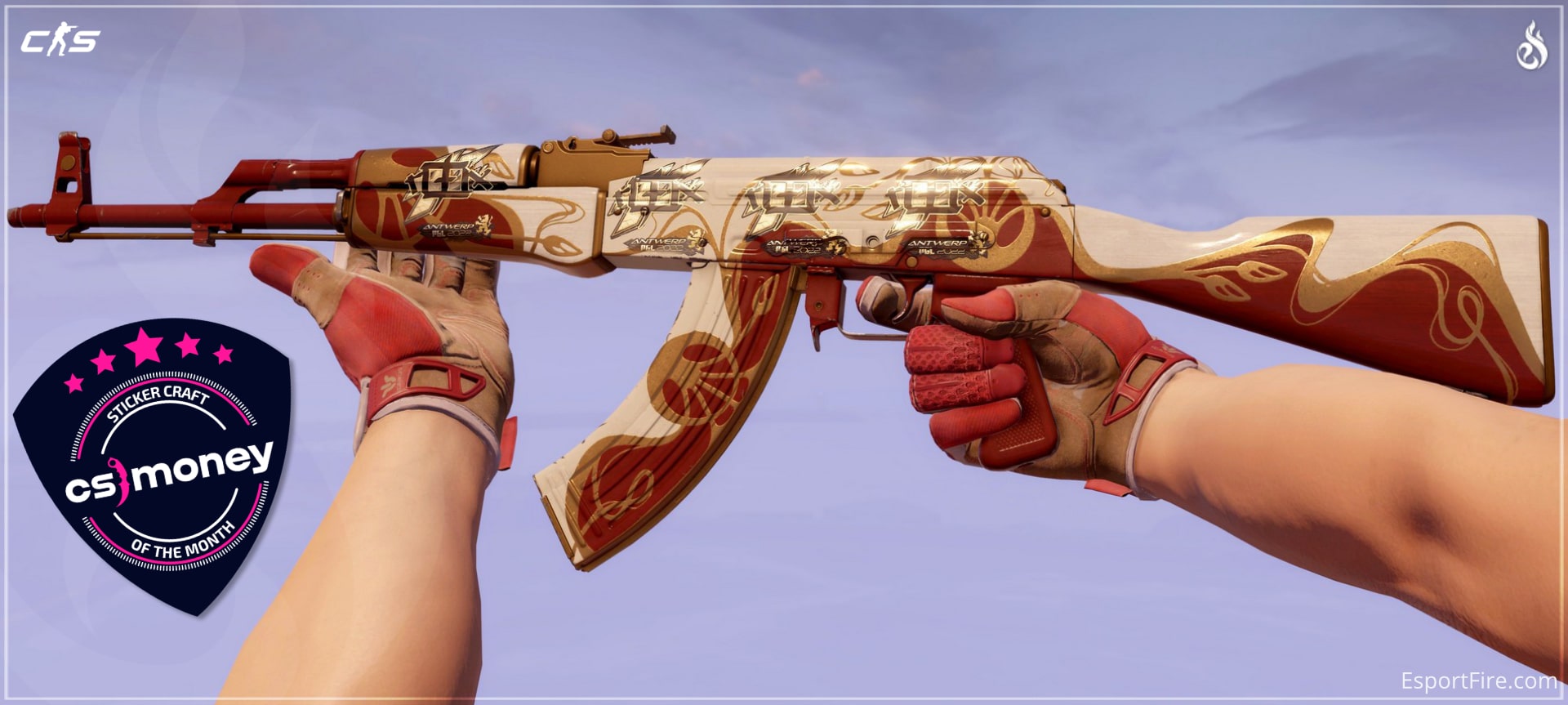 AK-47 | Nouveau Rouge Sticker Craft