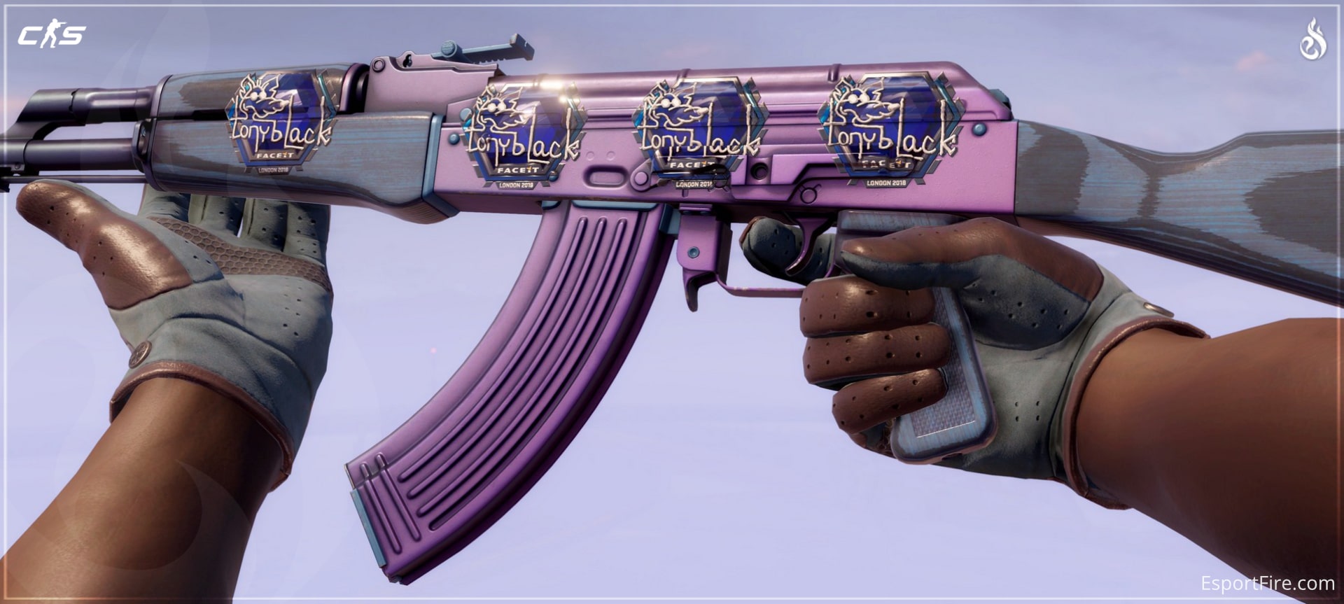 AK-47 | Midnight Laminate Sticker Craft