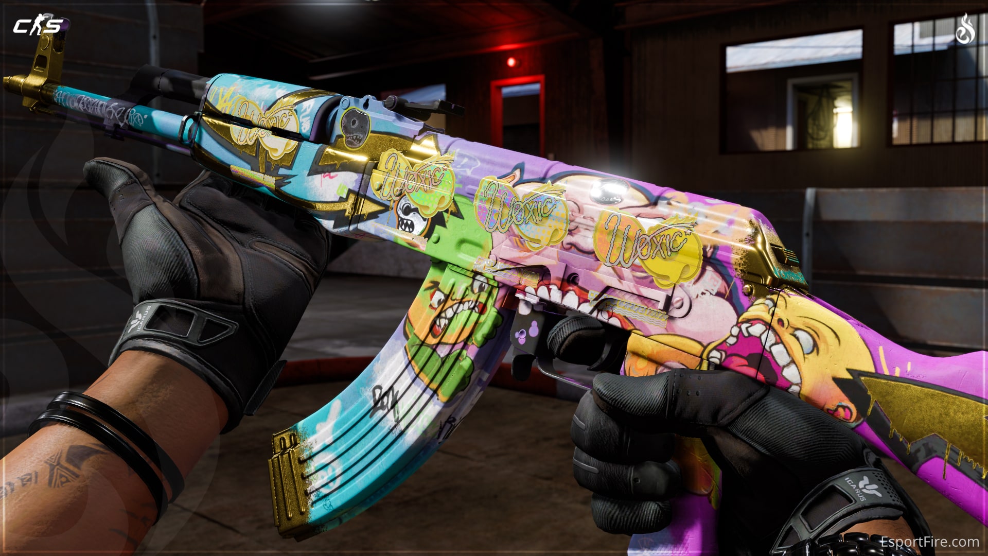 AK-47 B the Monster Sticker Craft CS2