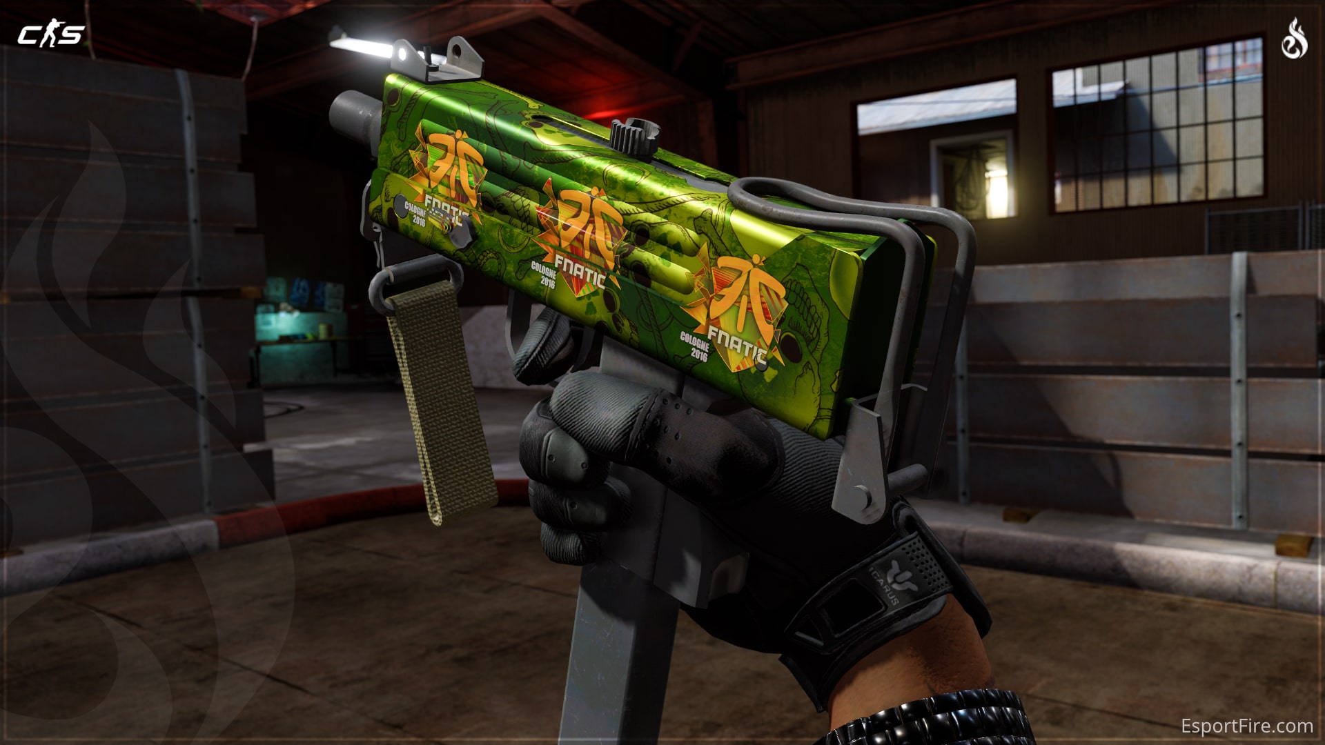 MAC-10 Nuclear Garden Sticker Craft CS2