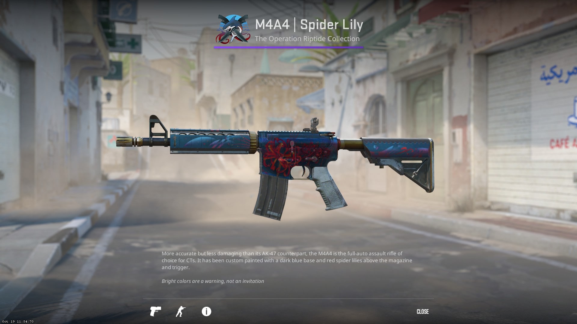 CS2 best cheap M4A4 skins Spider Lily