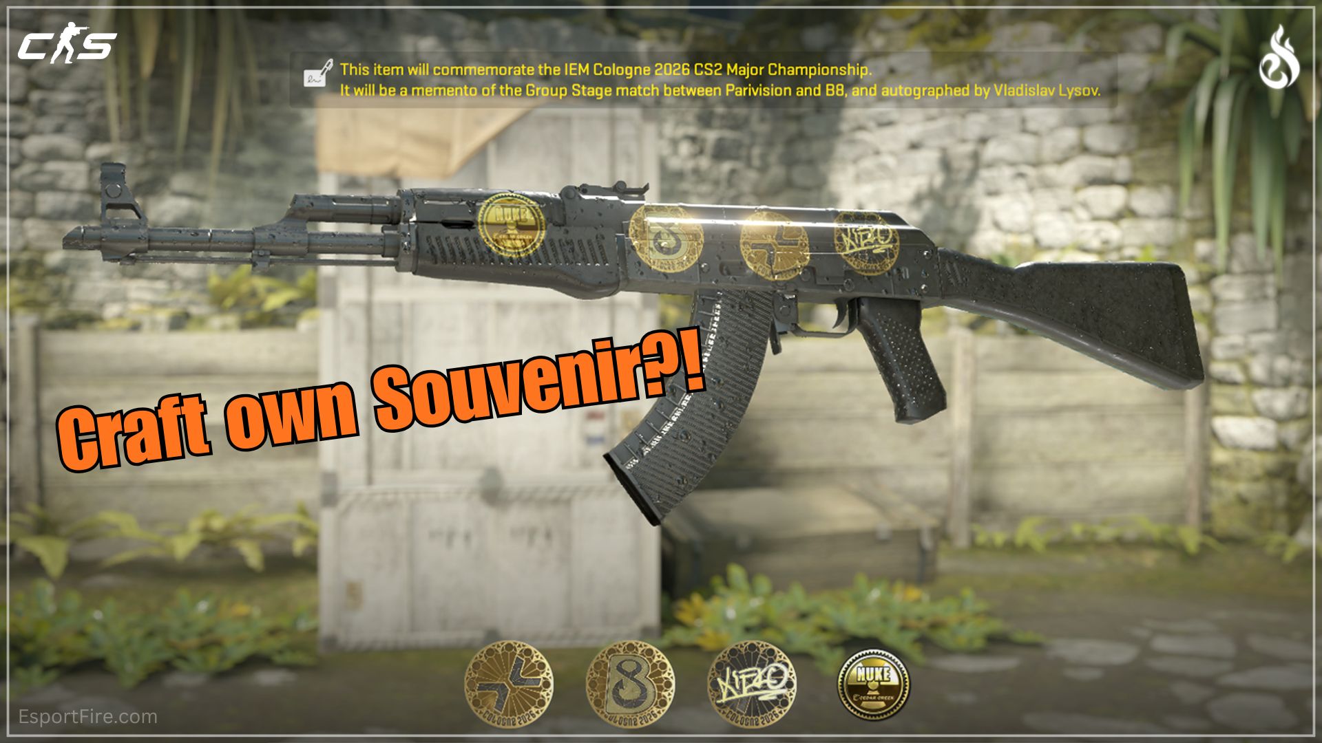 Craft own Souvenir skins Counter Strike 2 update Souvenir O Matic crafting all weapons into Souvenir weapons