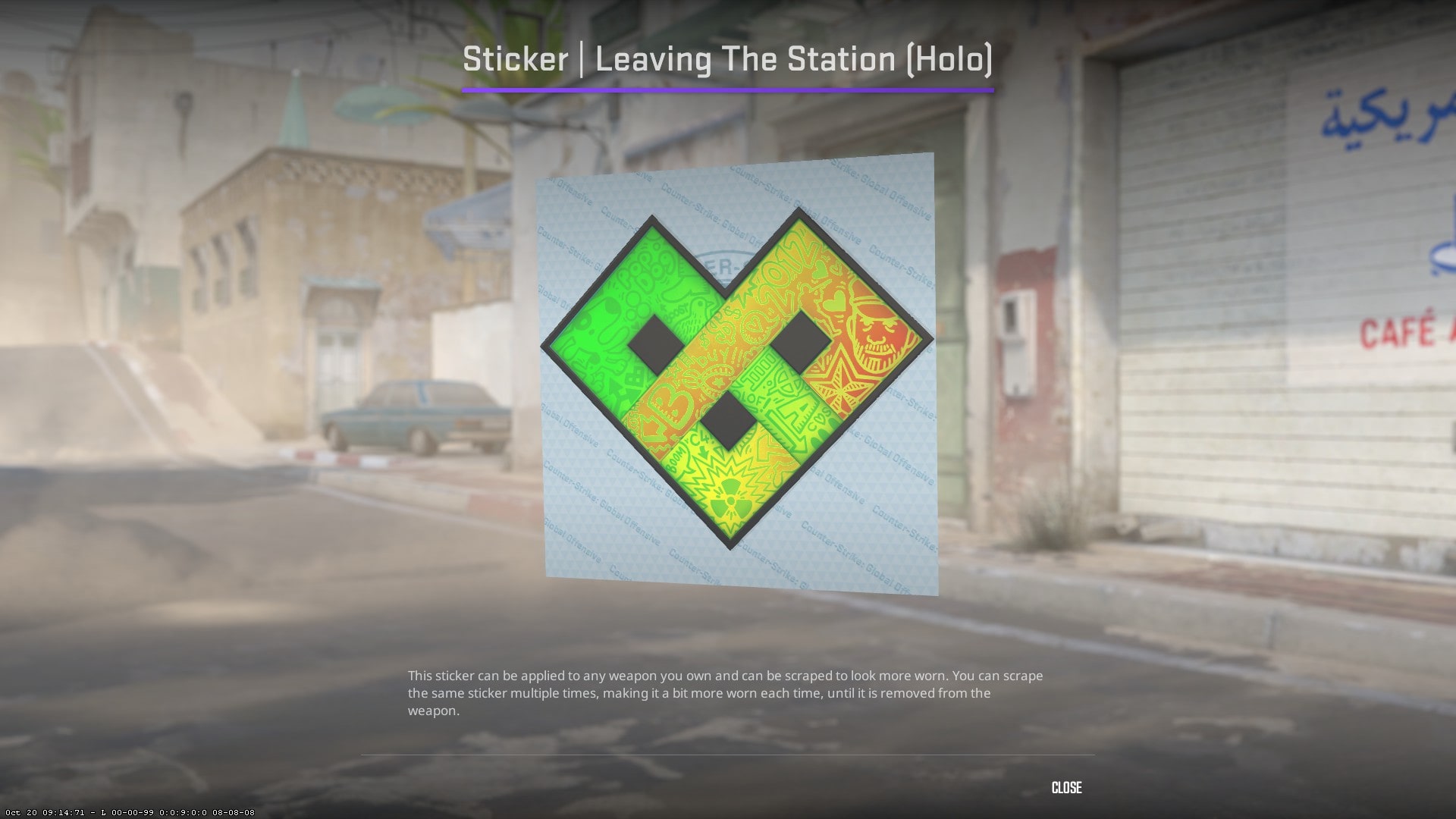 Sticker | Leaving the Station (Holo)