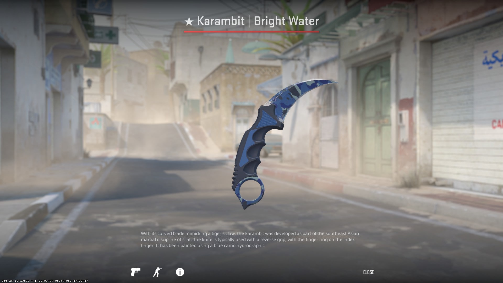 Best cheap Karambit Bright Water
