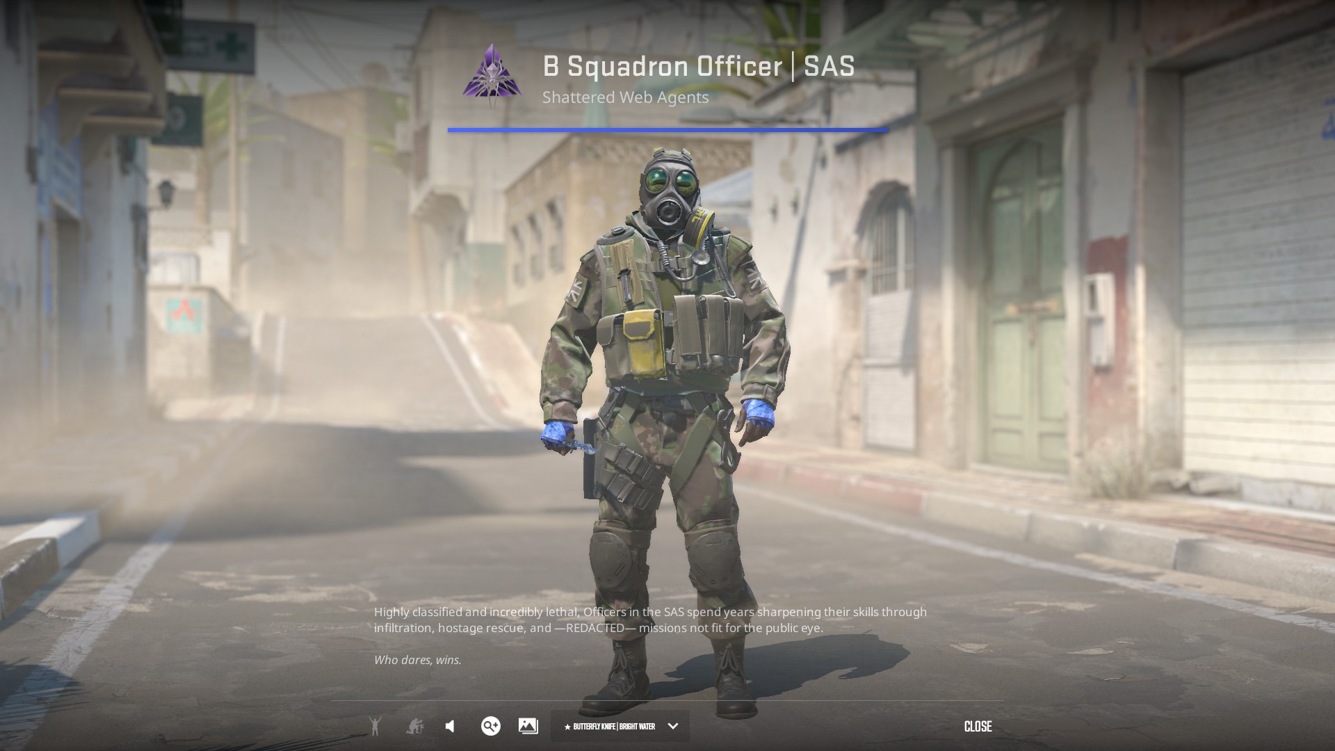 Most budget and cheapest Counter Strike 2 Agent Skin B squadron officer SAS CS2 CT agent