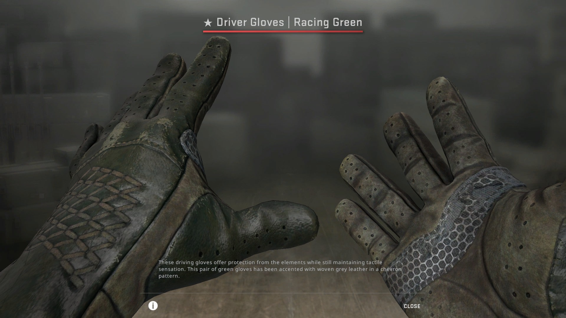 Racing green gloves store csgo