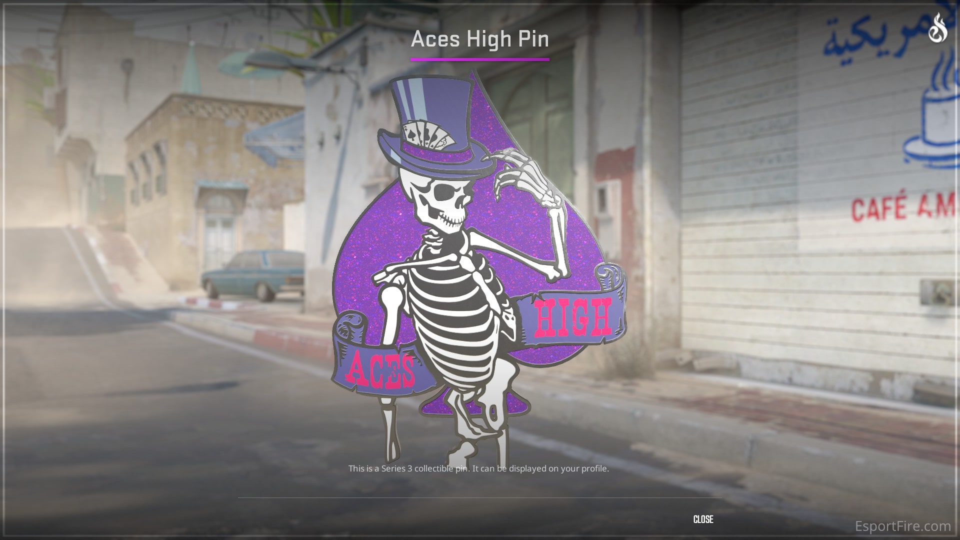 Aces High Pin - Best Cheap Collectible Pins in CS2