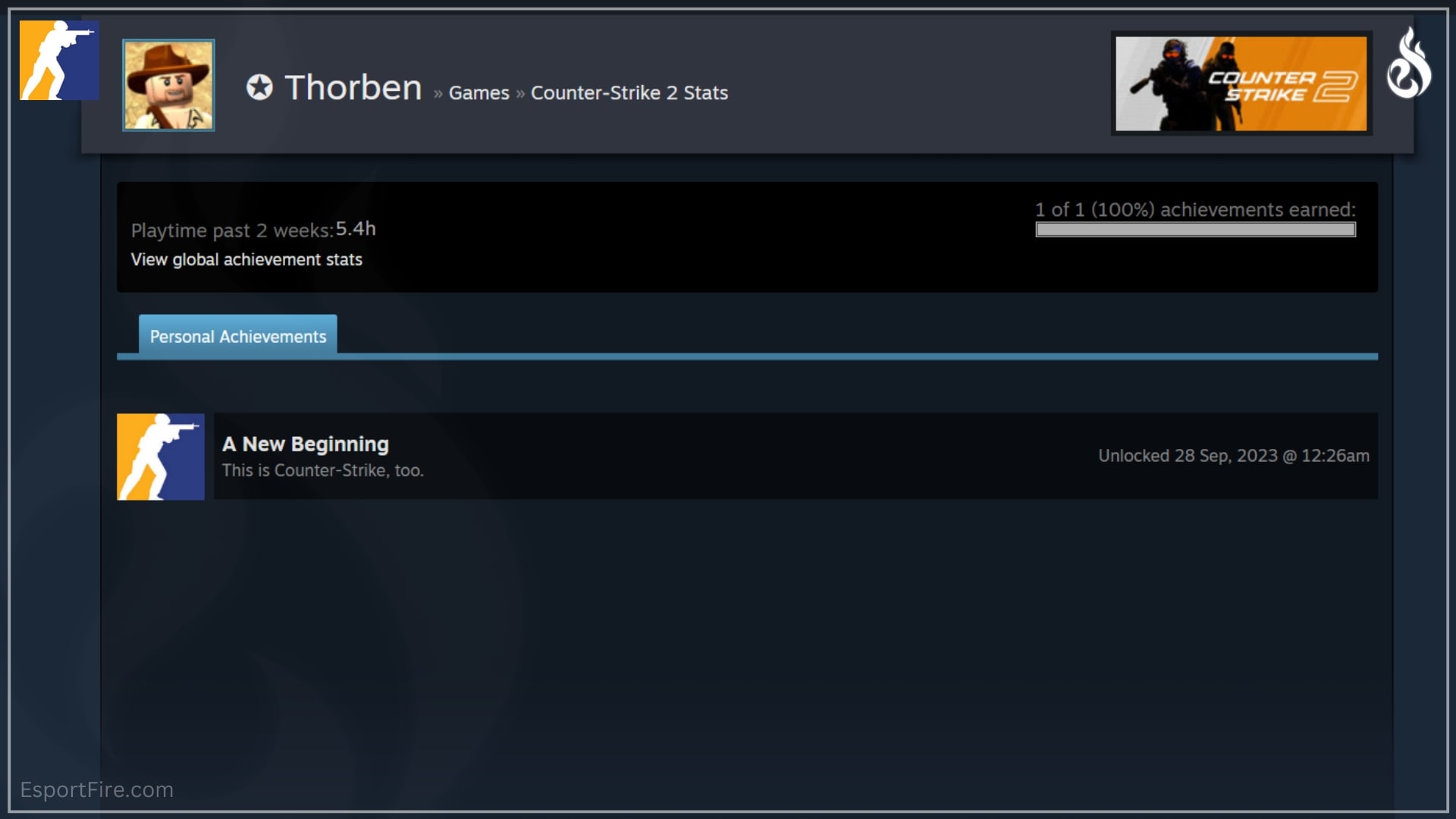 CSGO missing Achievements in CS2- only one single achievement in Counter-Strike 2