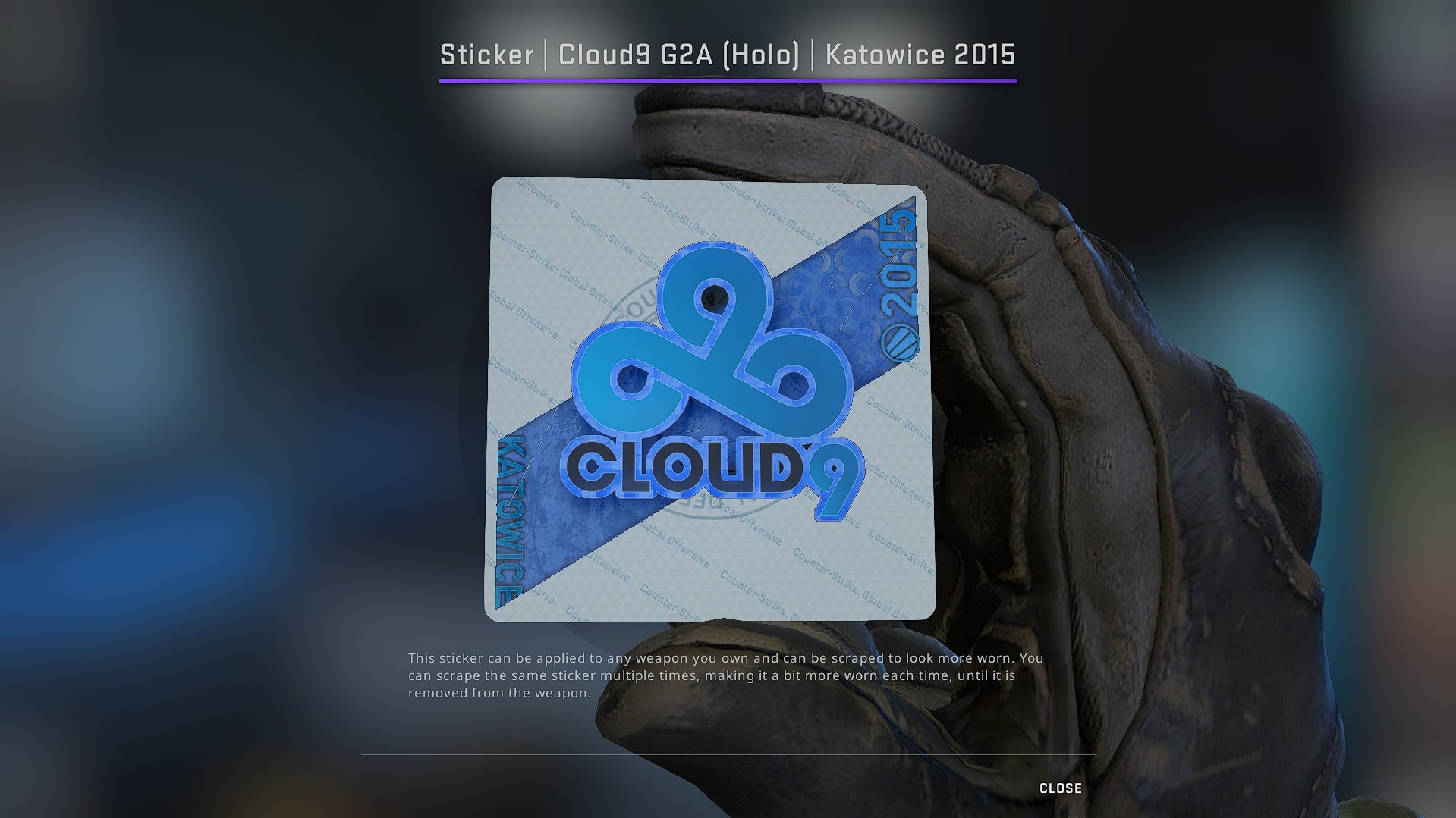 Katowice 2015 Cloud9 G2A (Holo)