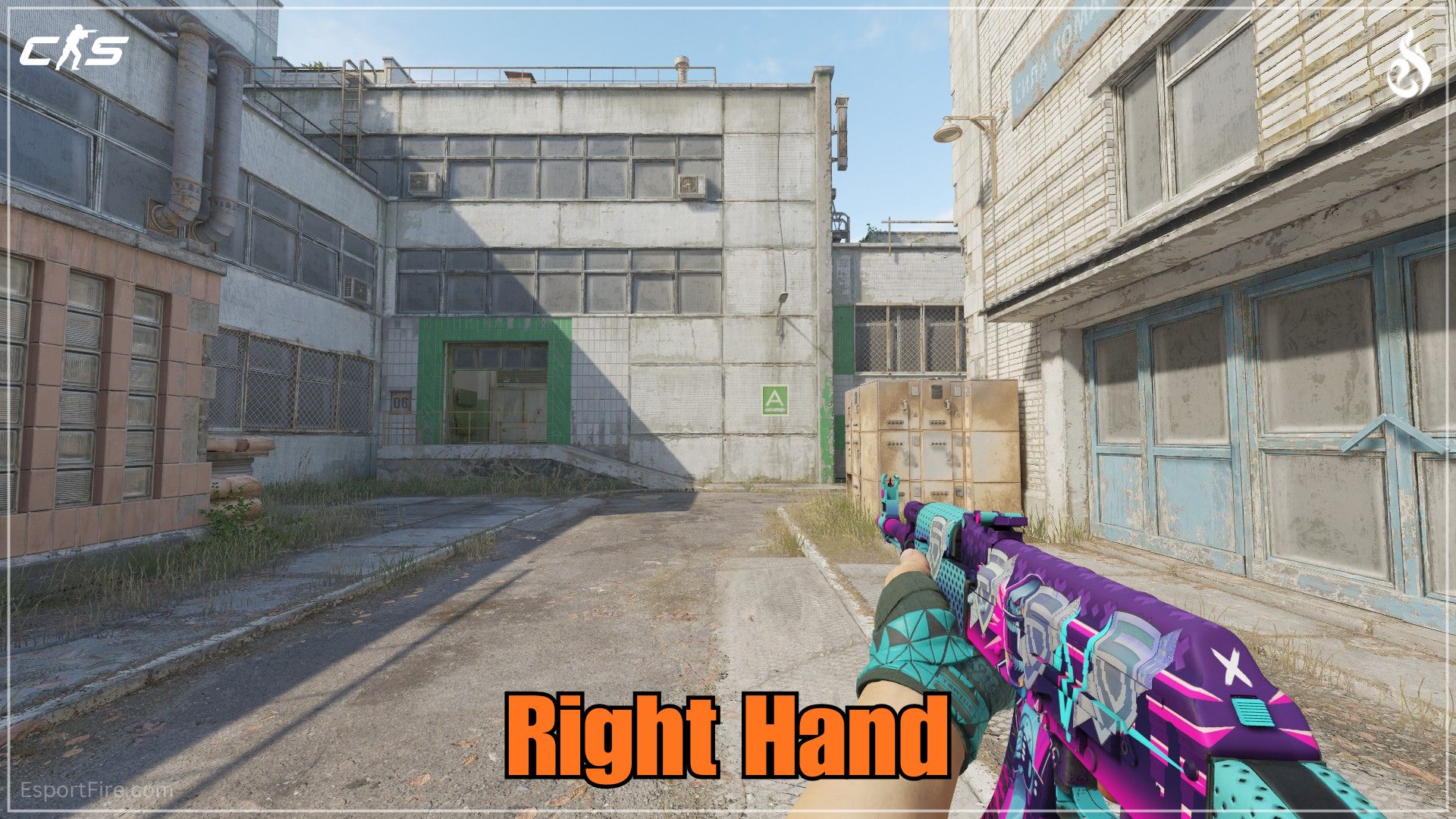 Default viewmodel hand setting right side Counter-Strike 2 change hand guide