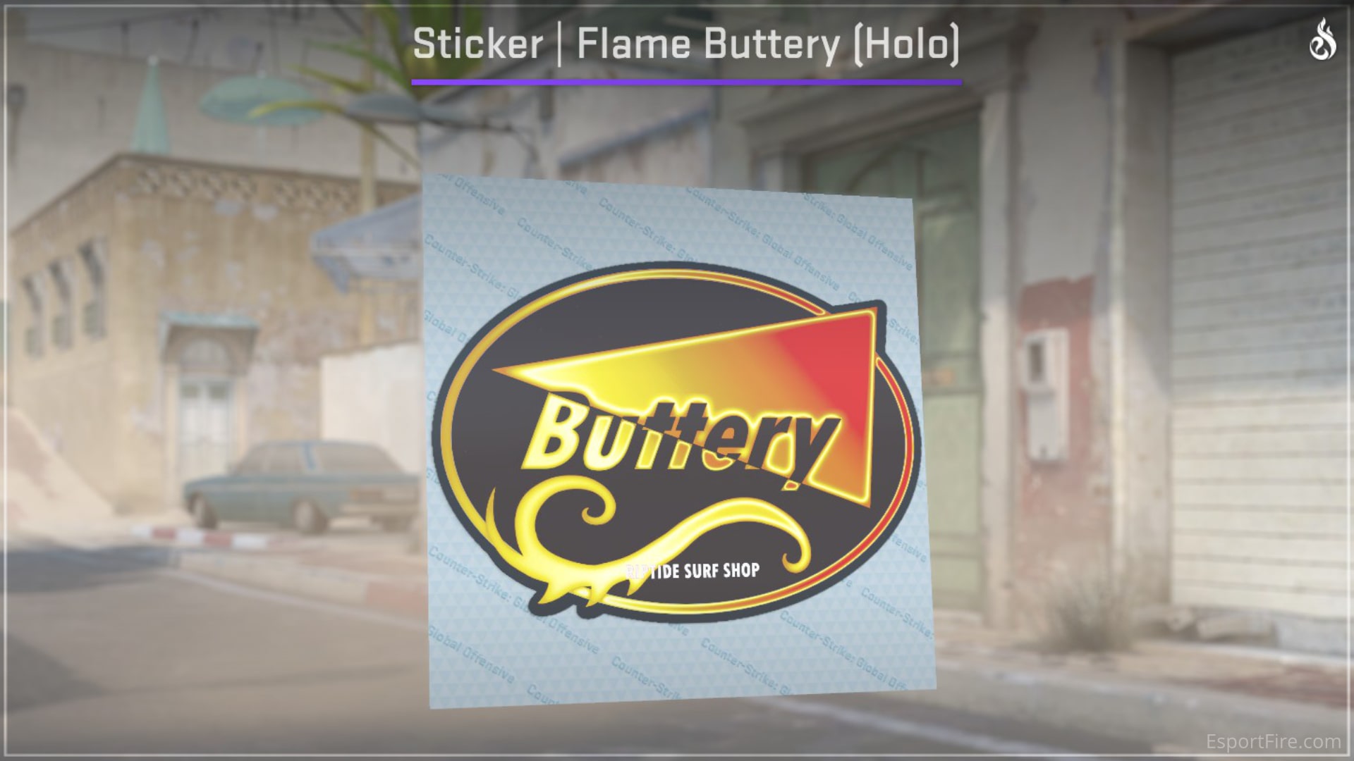 Flame Buttery - Best Orange Stickers for Crafts