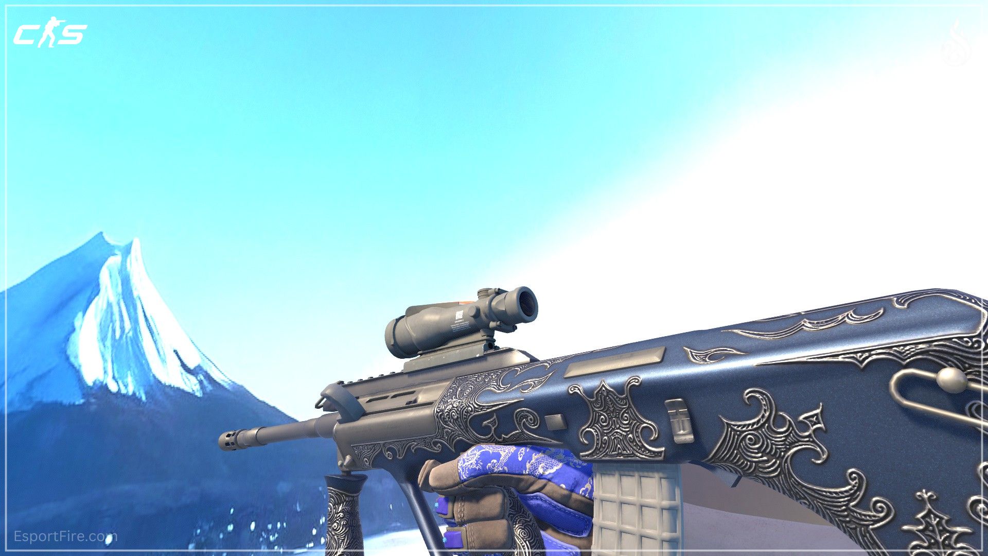 AUG Aristocrat CS2 blue loadout skin
