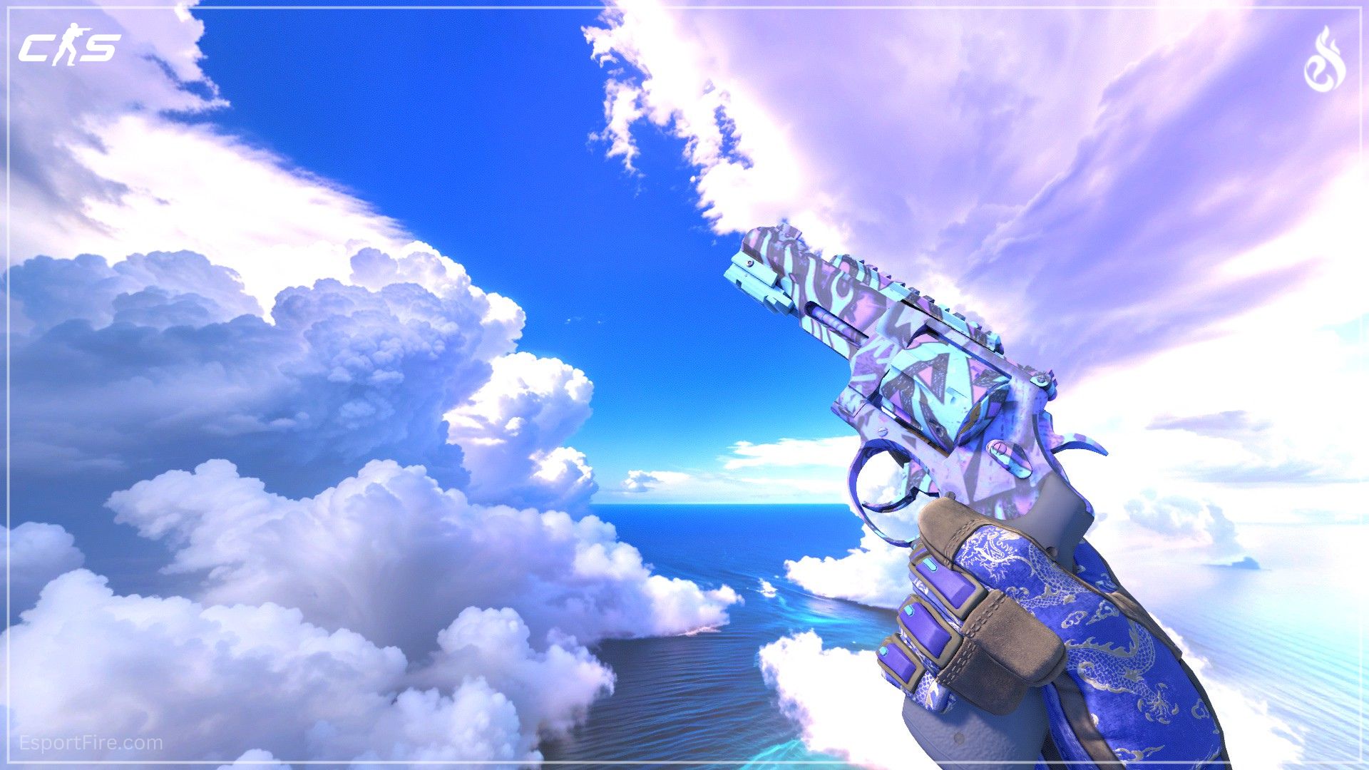 R8 Revolver Phoenix Marker CS2 blue loadout skin