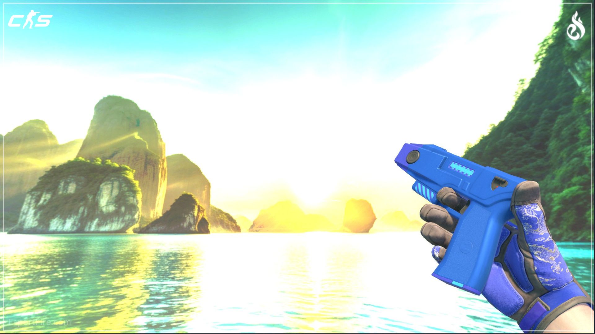 Zeus x27 Electric Blue CS2 blue loadout skin
