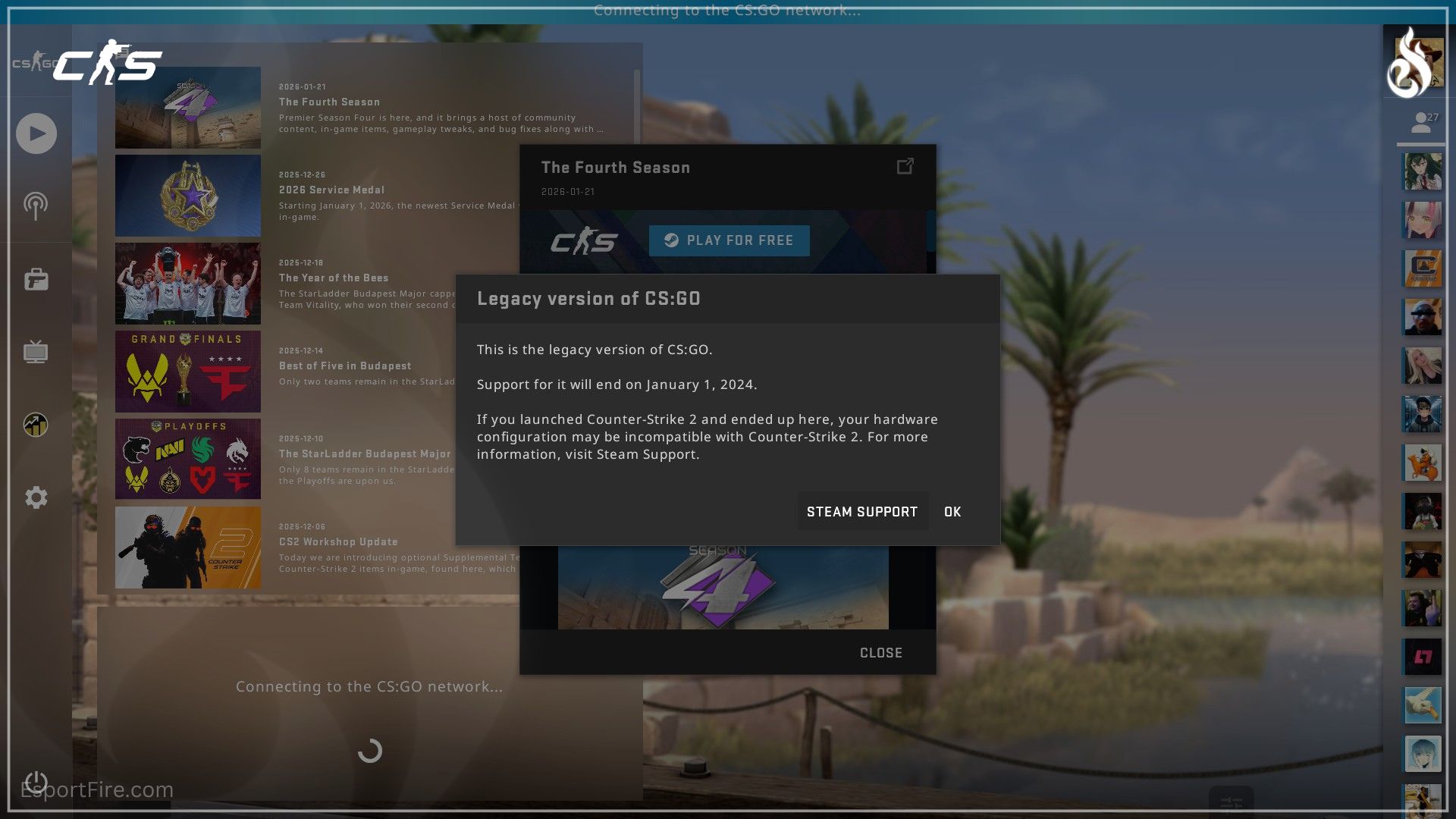 Valve released CSGO 2026 CSGO Steam Store page download CSGO