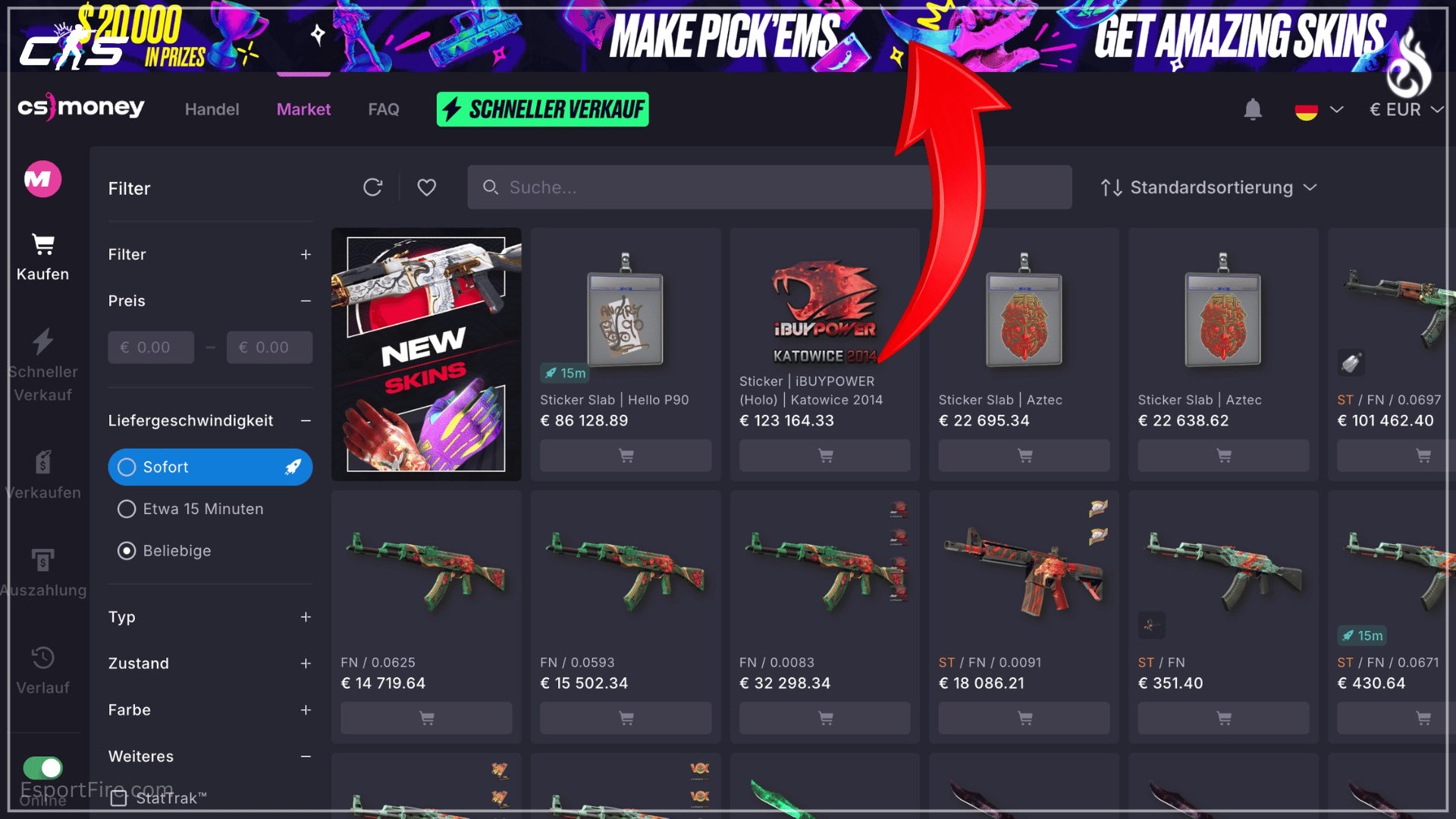 CSMONEY Cologne 2026 Pick'ems
