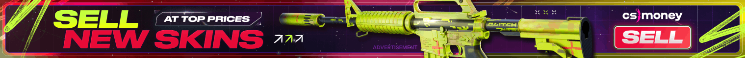 Banner of the CS2 marketplace CS.MONEY