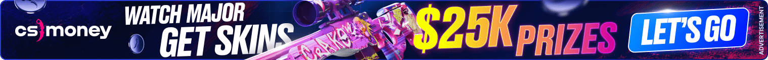Banner of the CS2 marketplace CS.MONEY