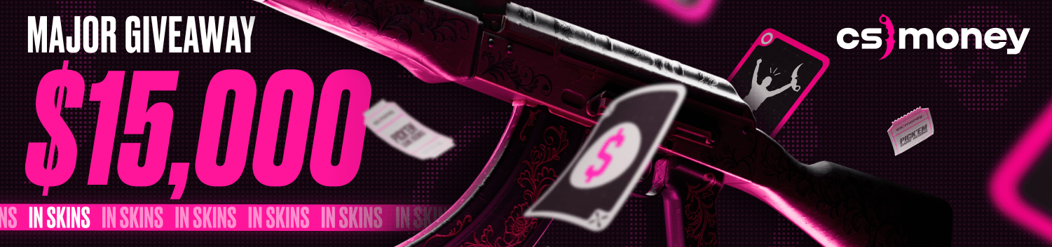 Banner of the CS2 marketplace CS.MONEY